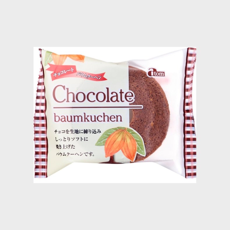 Atom Chokolade Baumkuchen kage 80g