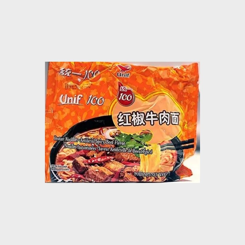 Unif Instant Noodle  Spicy Beef Flavour 108 g.