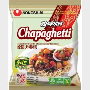 Nongshim Chapaghetti Noodles med Chajang sauce 140 g.