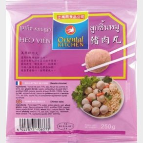 Hotpot Oriental Kitchen Pork Meatballs 250g (Frozen)