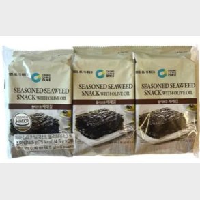 Chung Jung One Seasoned Seaweed Snack 4.5 g. x 3
