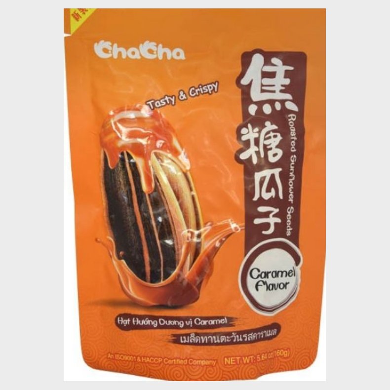 Chacha Roasted Sunflower Seeds Caramel Flavour 160g