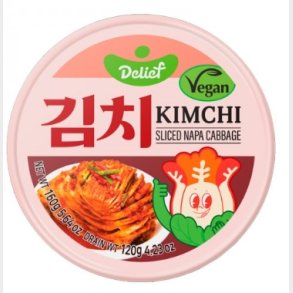 delief kimchi sliced napa cabage 120g
