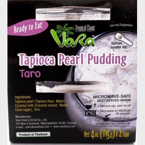 tapioca pearl pudding taro 2*115g