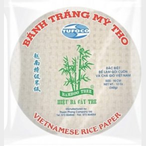 Rispapir rund 16cm 340g Bamboo Tree