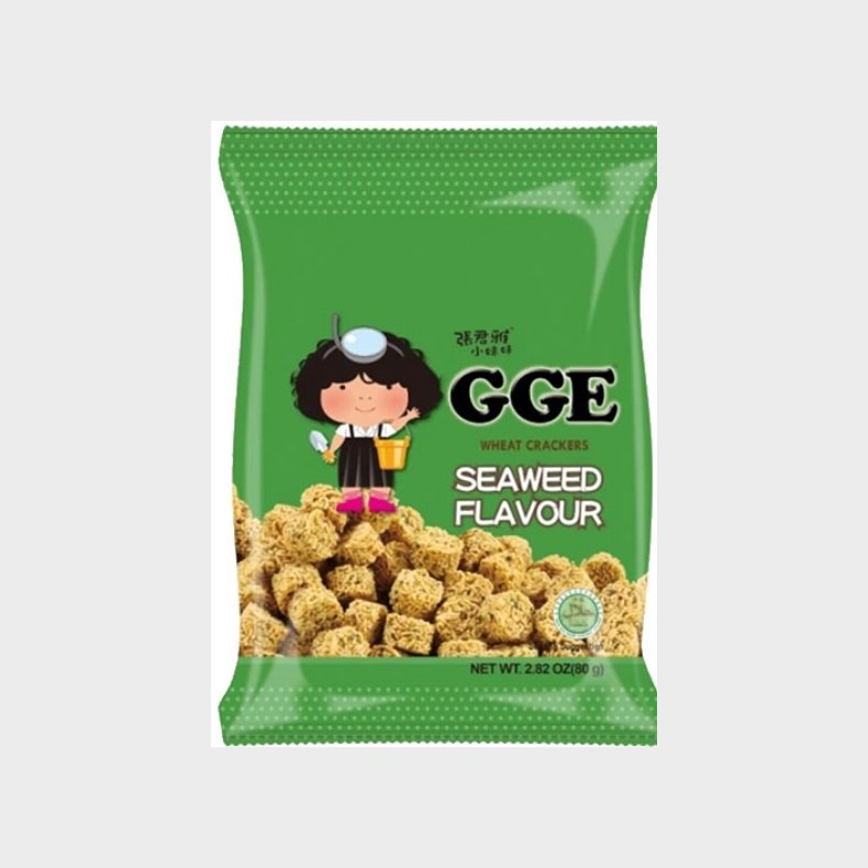 GGE Wheat Crackers Seaweed Flavor  80g