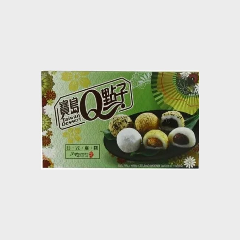 He Fong Mixed Mochi (blandet pakke) 450 g.