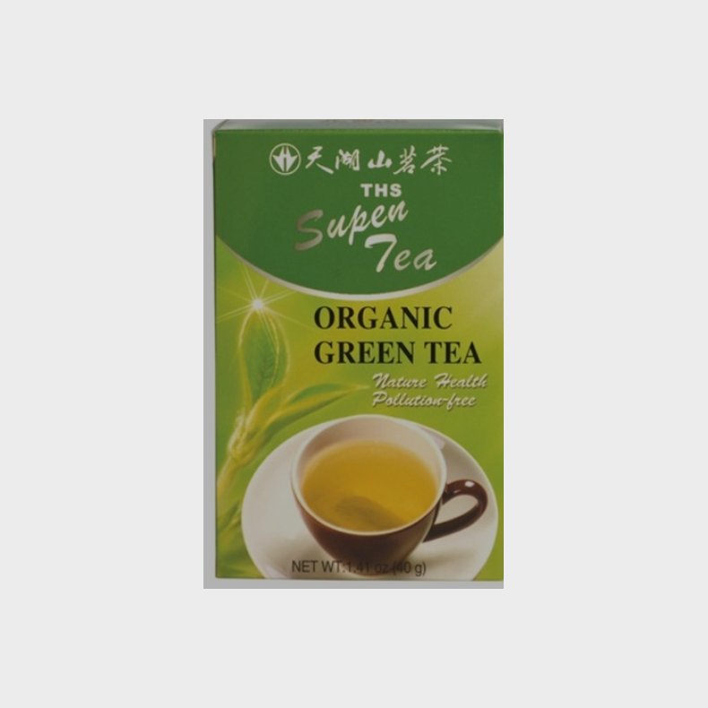 Organic Green Tea 20 Foil Teabags  40g