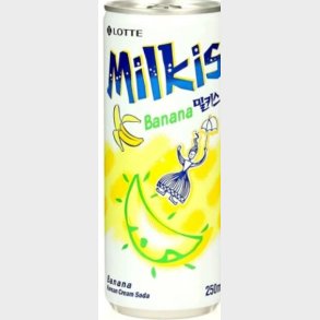 Milkis Korean Cream Soda 250ml - Banan & Yoghurt Sodavand