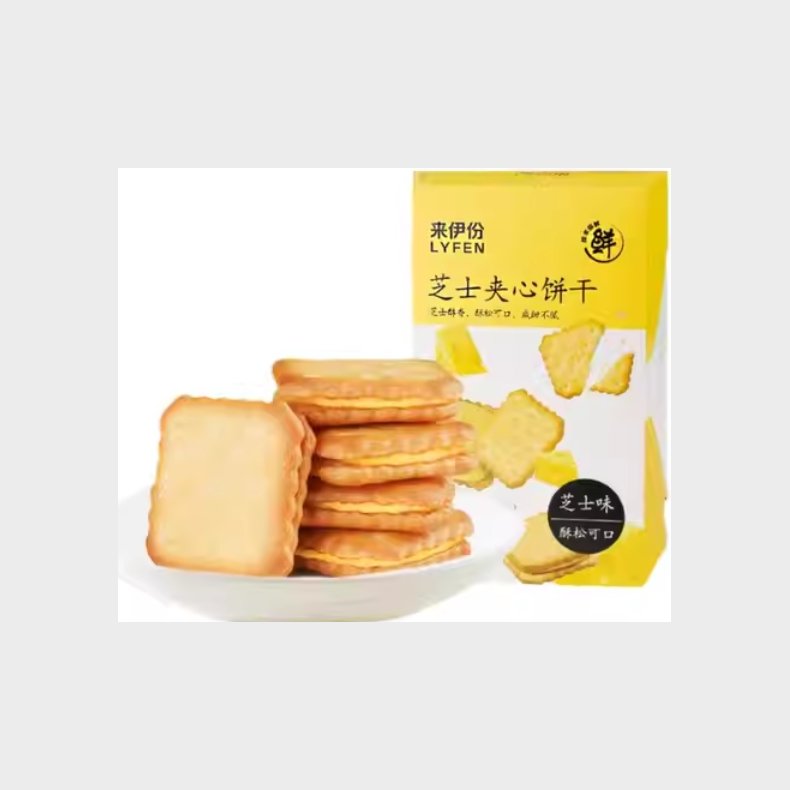 Laiyifen cheese sandwich crakers 108g