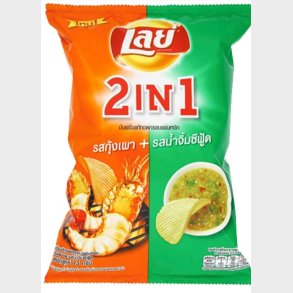 Lays  Potato Chips 2in1 (Shrimp & Seafood)  75g