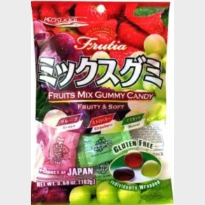 Kasugai Fruit Mix Gummy Candy 102 g.