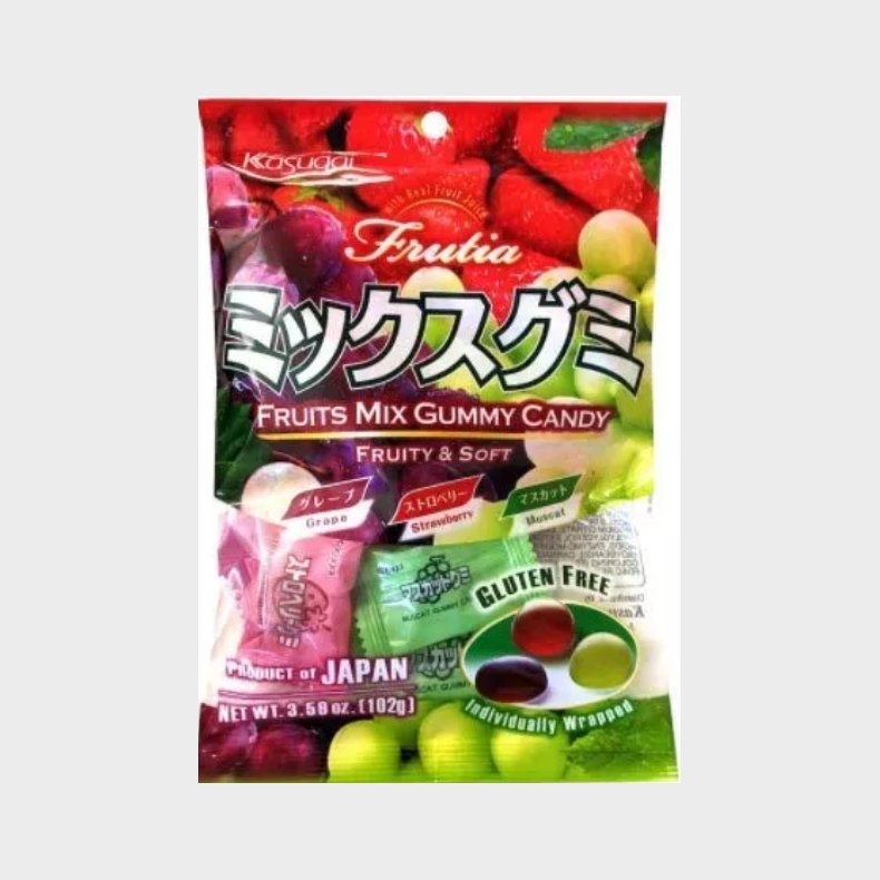 Kasugai Fruit Mix Gummy Candy 102 g.