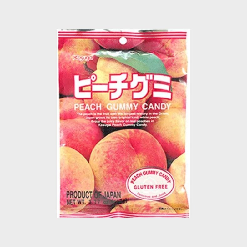   Kasugai Peach Gummy Candy 102 g. 39,00 kr. Tilfj til kurv Kasugai Peach Gummy Candy 102 g.