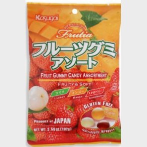 Kasugai Frugt Vingummi Blandet 102g 