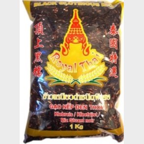 royal thai black glutious rice 1kg