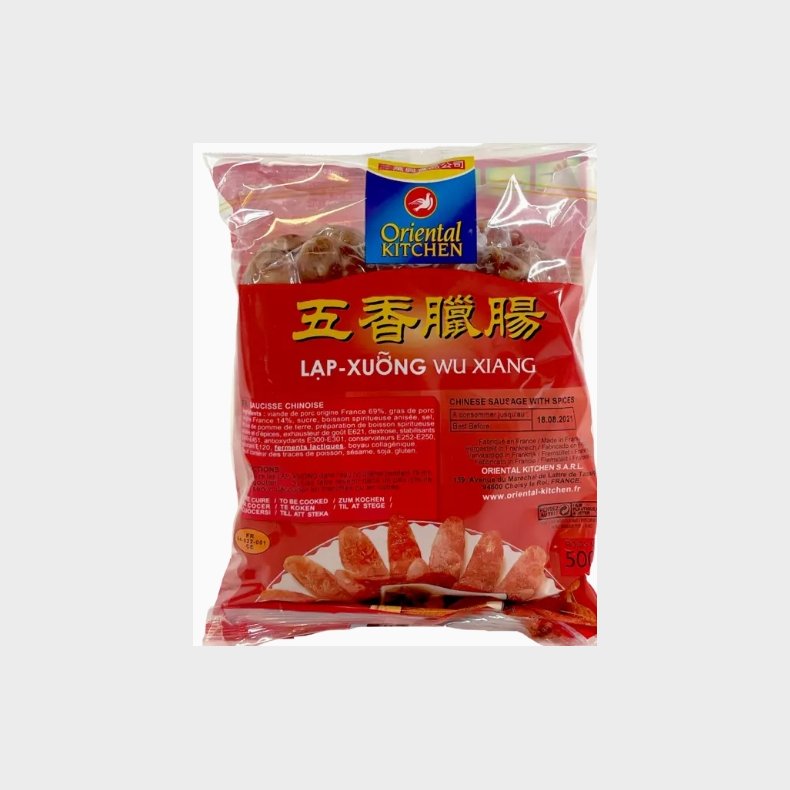 Oriental Kitchen  Pork Sausage Lap-Xuong Wu Xiang Chiew 500g 