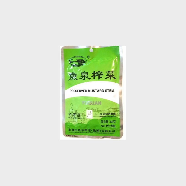 FISH WELL Mustard Vegetable Strips 80g