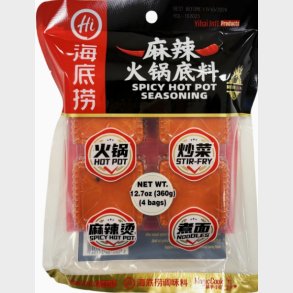 Haidilao Hotpot Buljong Med Stark Smak 360g x