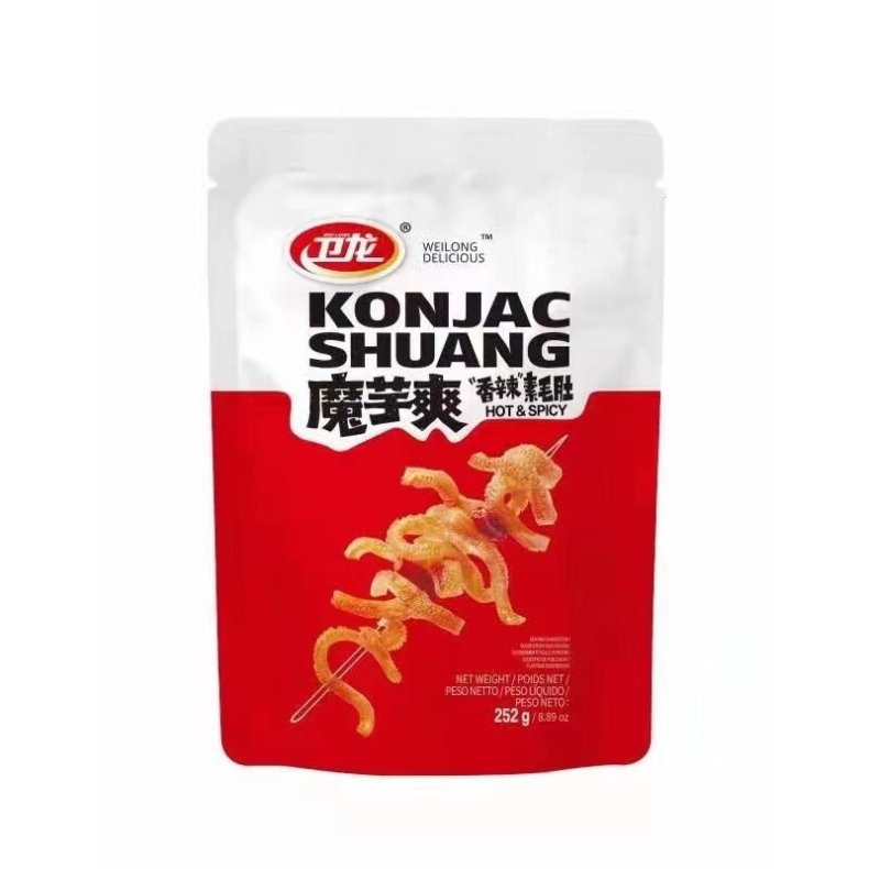 Weilong Konjac Vegetarian Tripe Spicy 252g