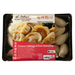 Delico Chinese Cabbage & Pork Dumplings 450g