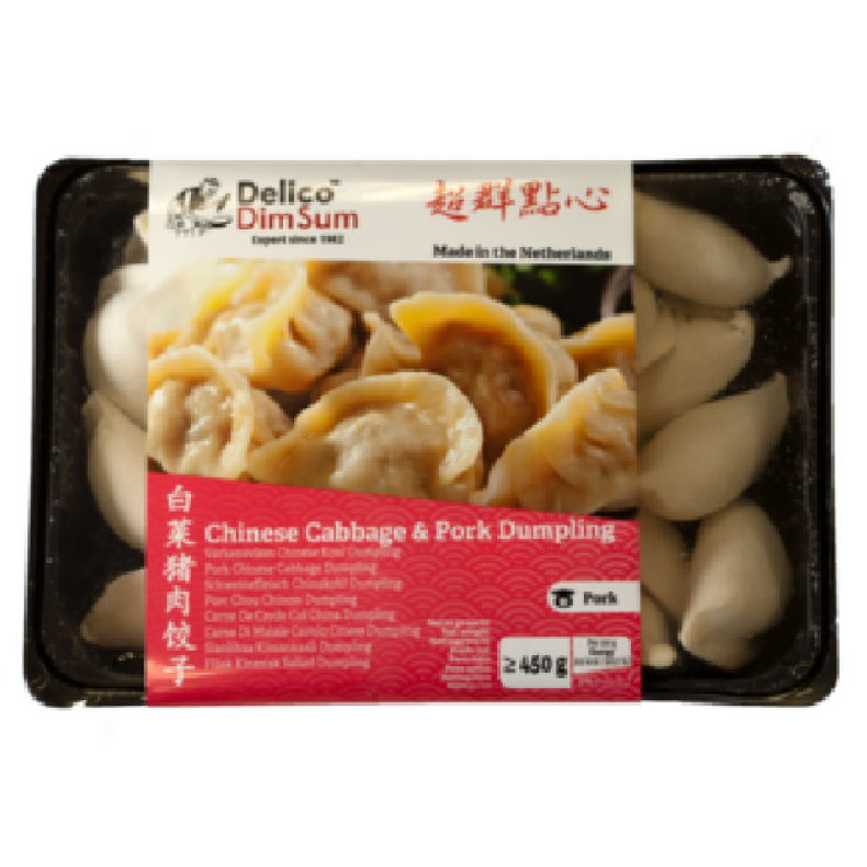 Delico Chinese Cabbage &amp; Pork Dumplings 450g