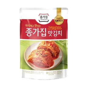 Jongga Traditional Mat Kimchi (Cut Cabbage)  500g