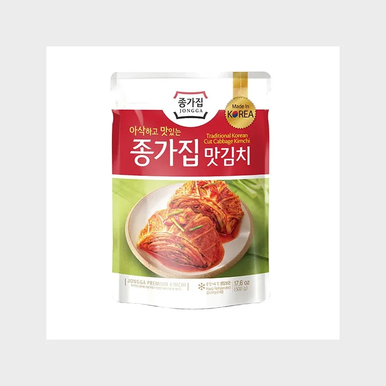 Jongga Traditional Mat Kimchi (Cut Cabbage)  500g