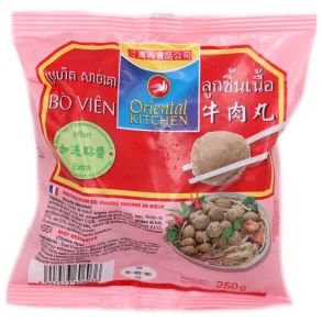 Hotpot Oriental Kitchen Beef Meatballs 250g (Frozen)