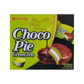 Lotte Choco Pie Green Tea  336g