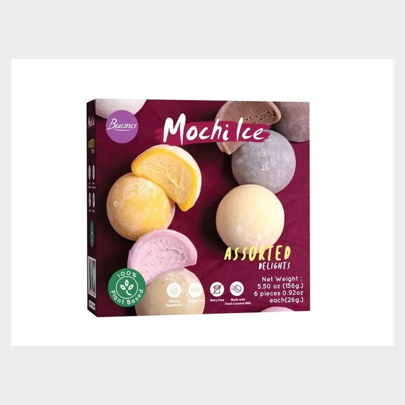 Mochi Is Assorted Flavours 156 g. (Frostvare)