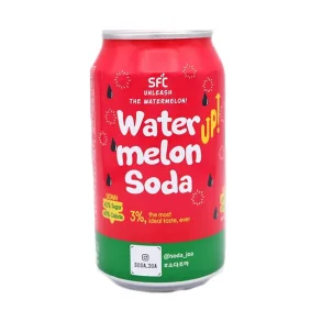 Samjin Sparkling Watermelon Soda  350mL