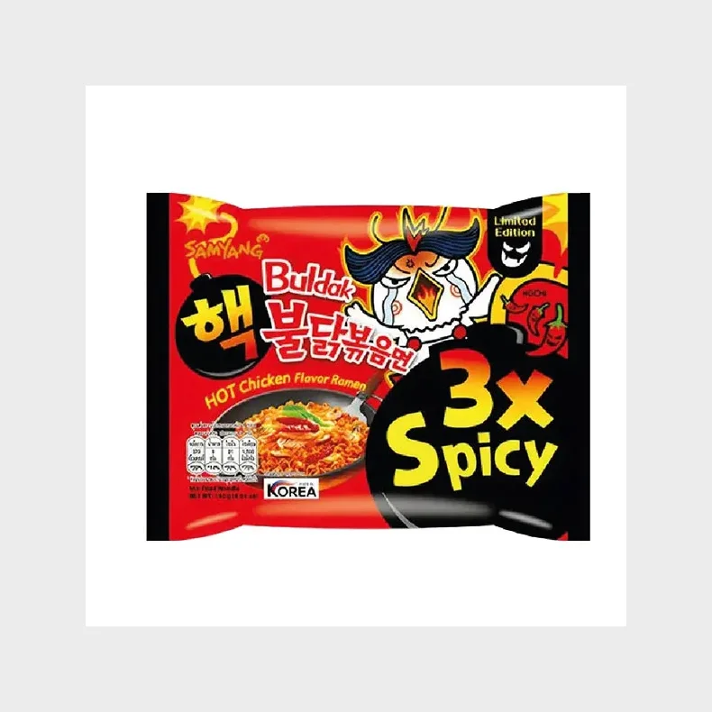 Samyang Hot Chicken Flavor Ramen 3x Spicy  140g