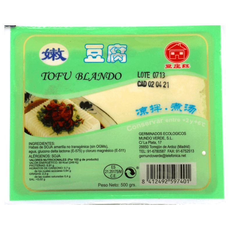 Tofu blando soft 500g