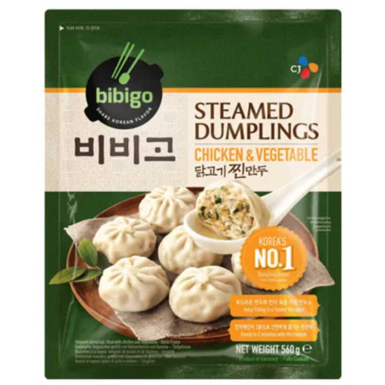 Bibigo Steamed Dumplings Chicken &amp; Vegetables  560g