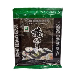 Yaki Nori Roasted Seaweed Green (10 sheets)  25g