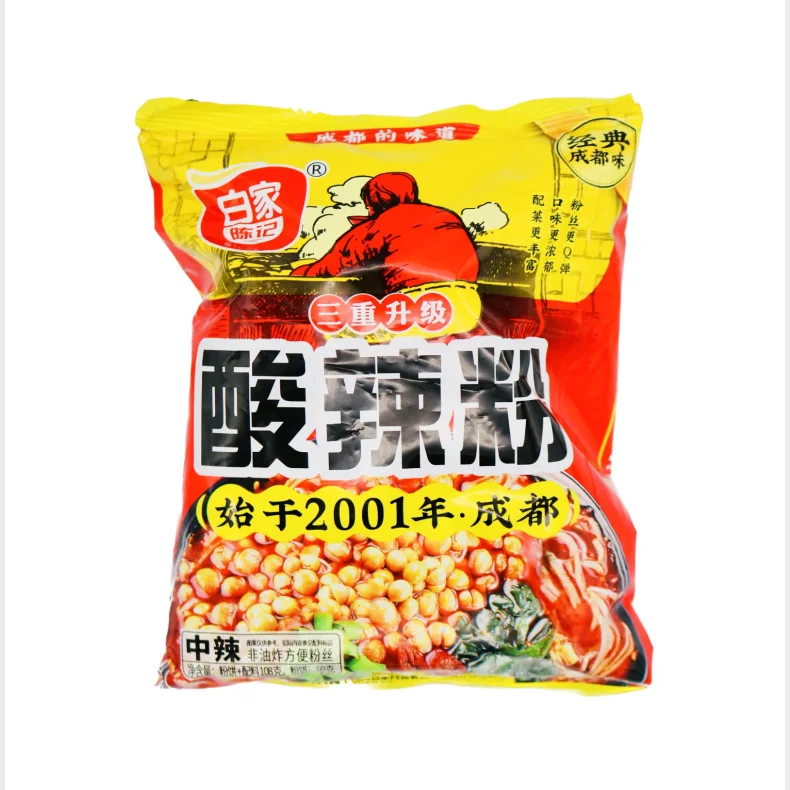 Baijia Instant Vermicelli - Hot &amp; Sour Flavour 