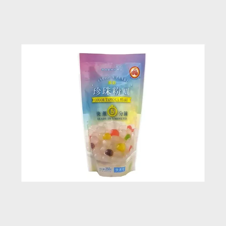 Color Flavor  Bubble tea farvede tapioka perler 250 g.